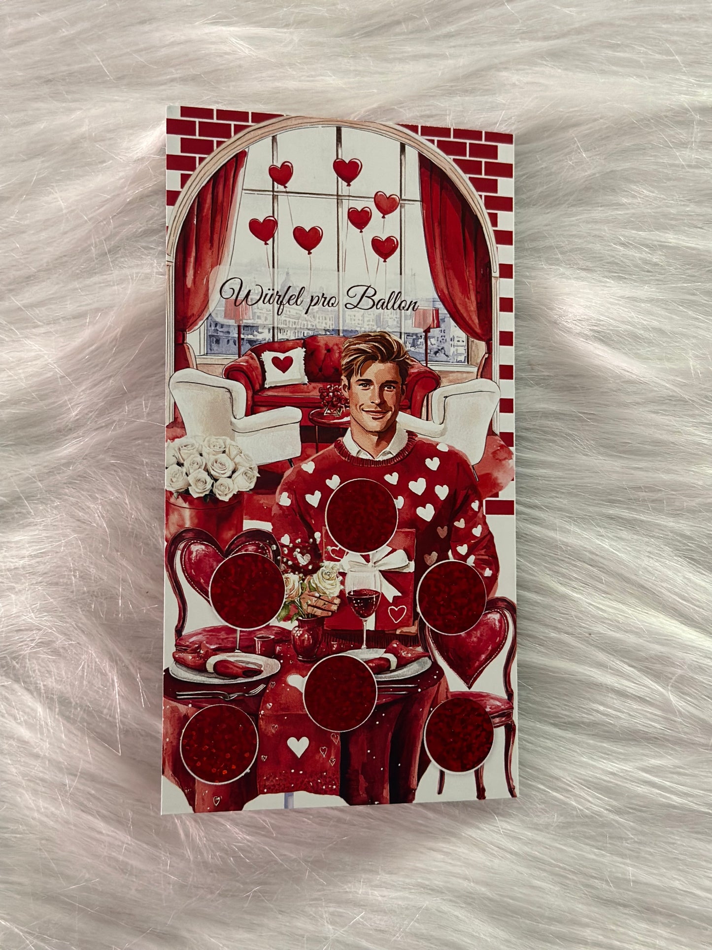 Be my Valentine Klappkarte