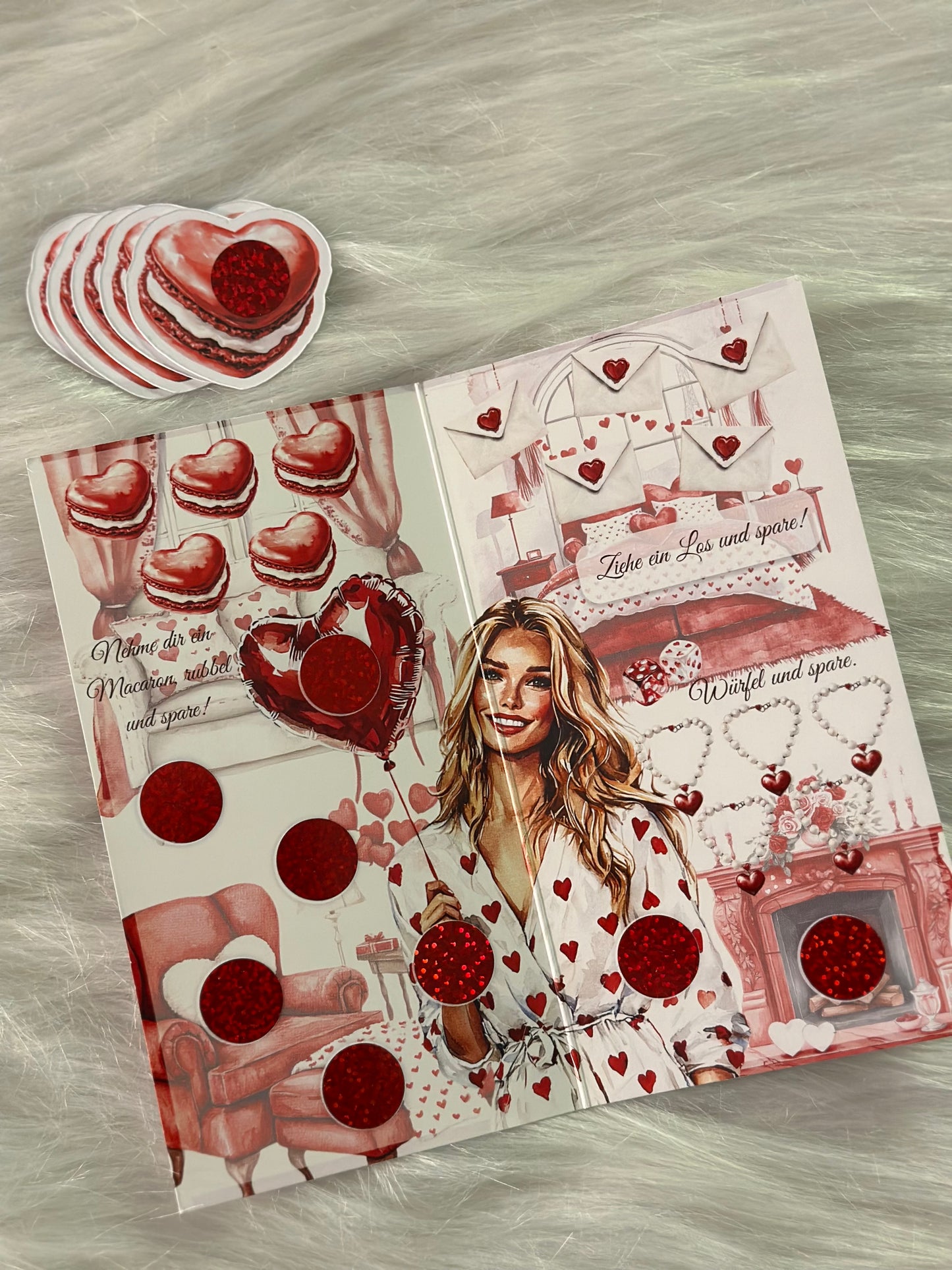 Be my Valentine Klappkarte