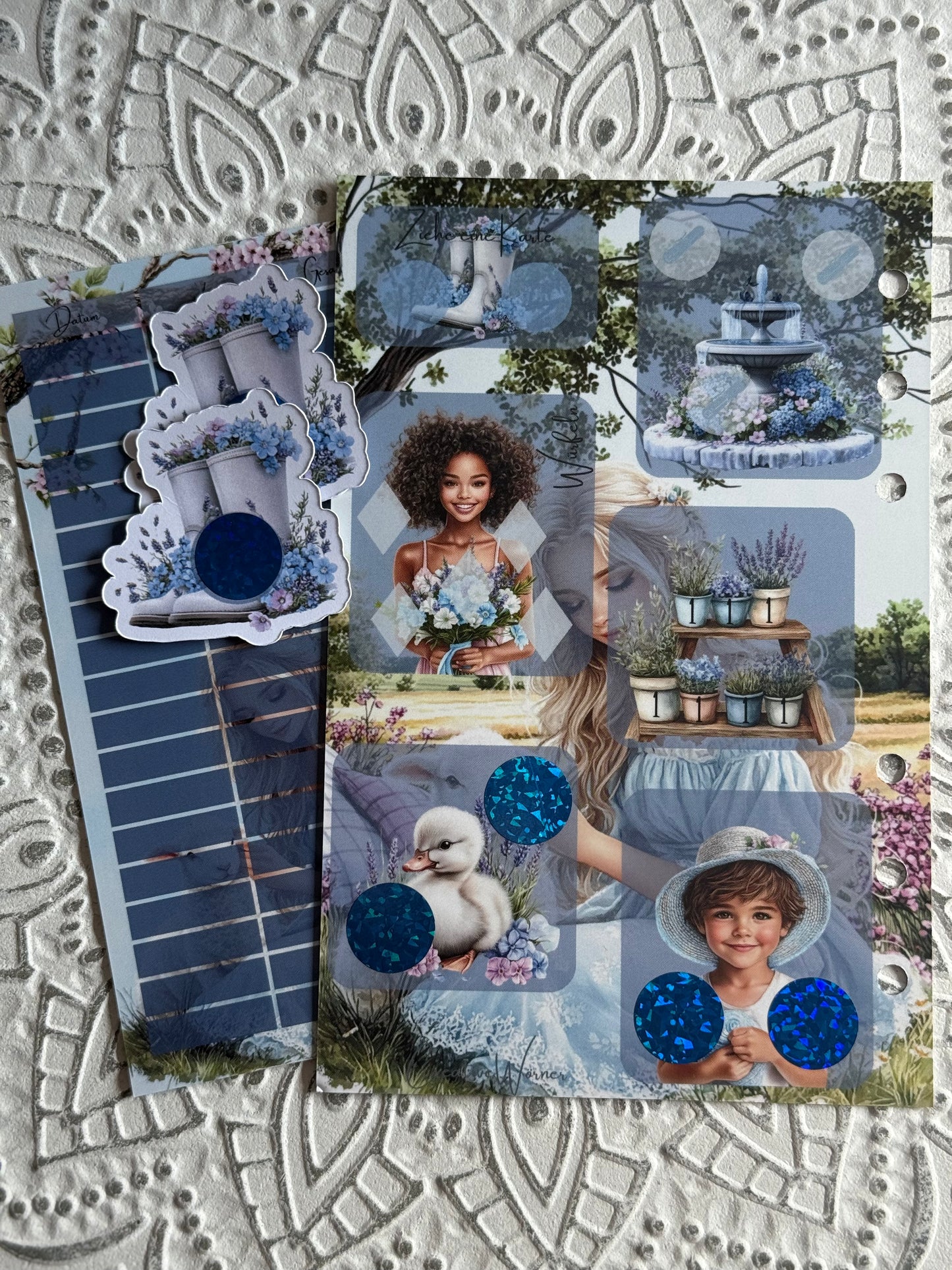 Mini-Jahreschallenge Blauer Sommertag