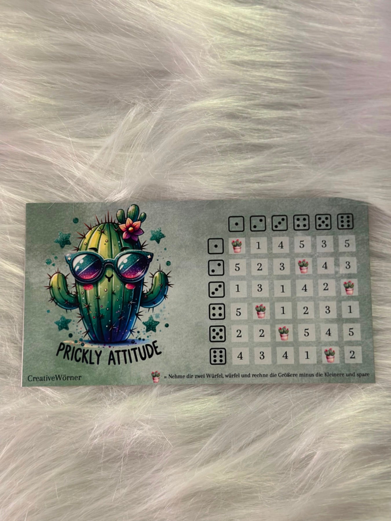 Kaktus Bingo Sparchallenge