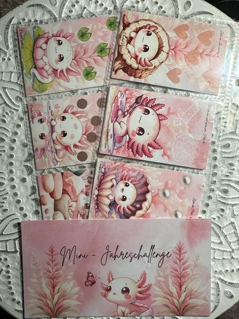 Mini Jahreschallenges Axolotl