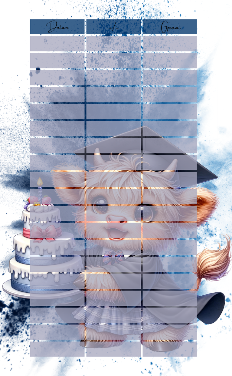 Geplottete Gratulation Kühe