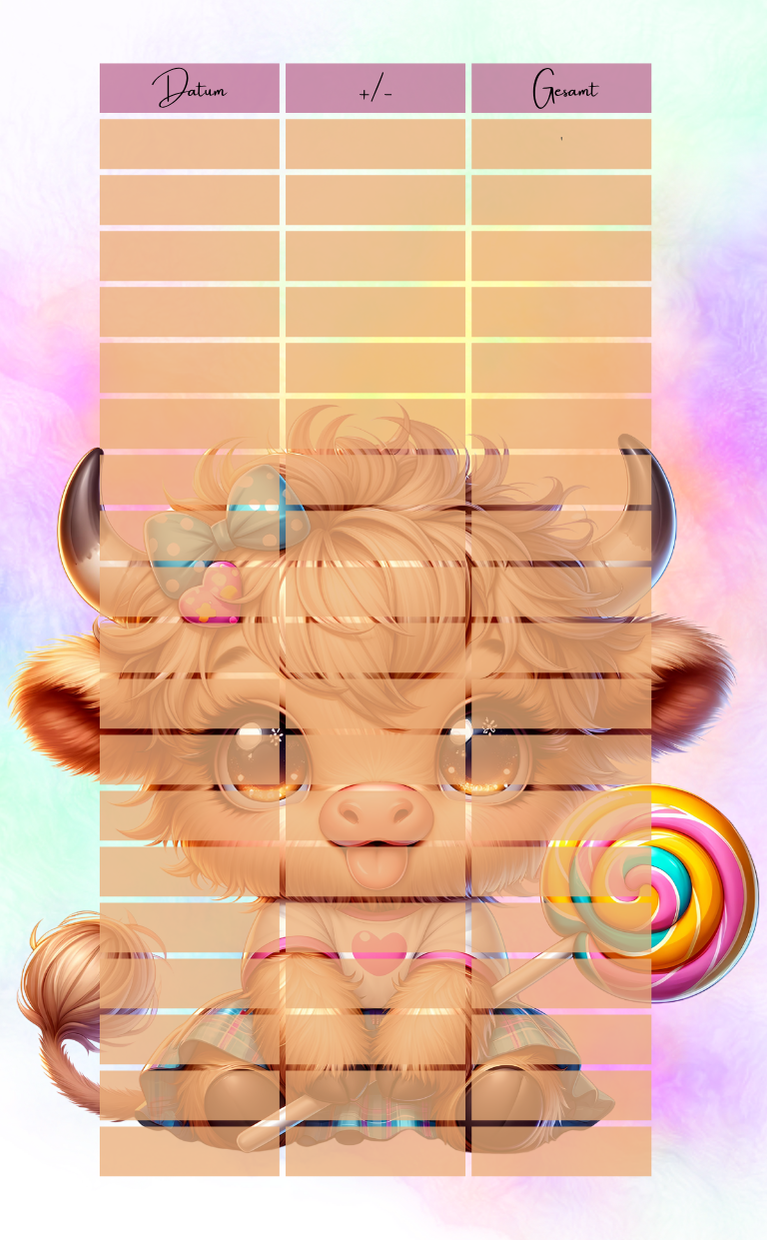 Geplottete Lollipop Kühe