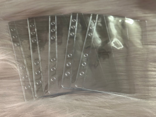 Hüllen Clear zippless A6 10er Paket