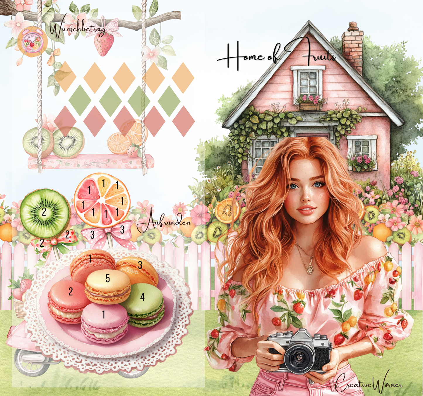 House of Fruits Klappkarte