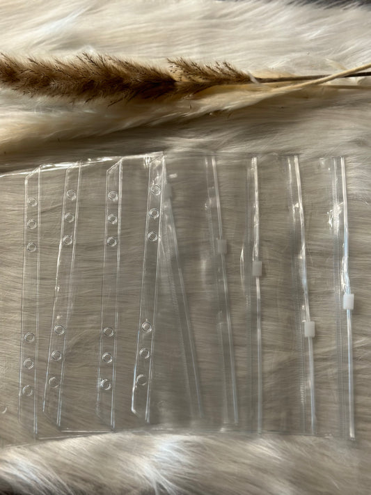 Hüllen Clear A5 mit Zipper