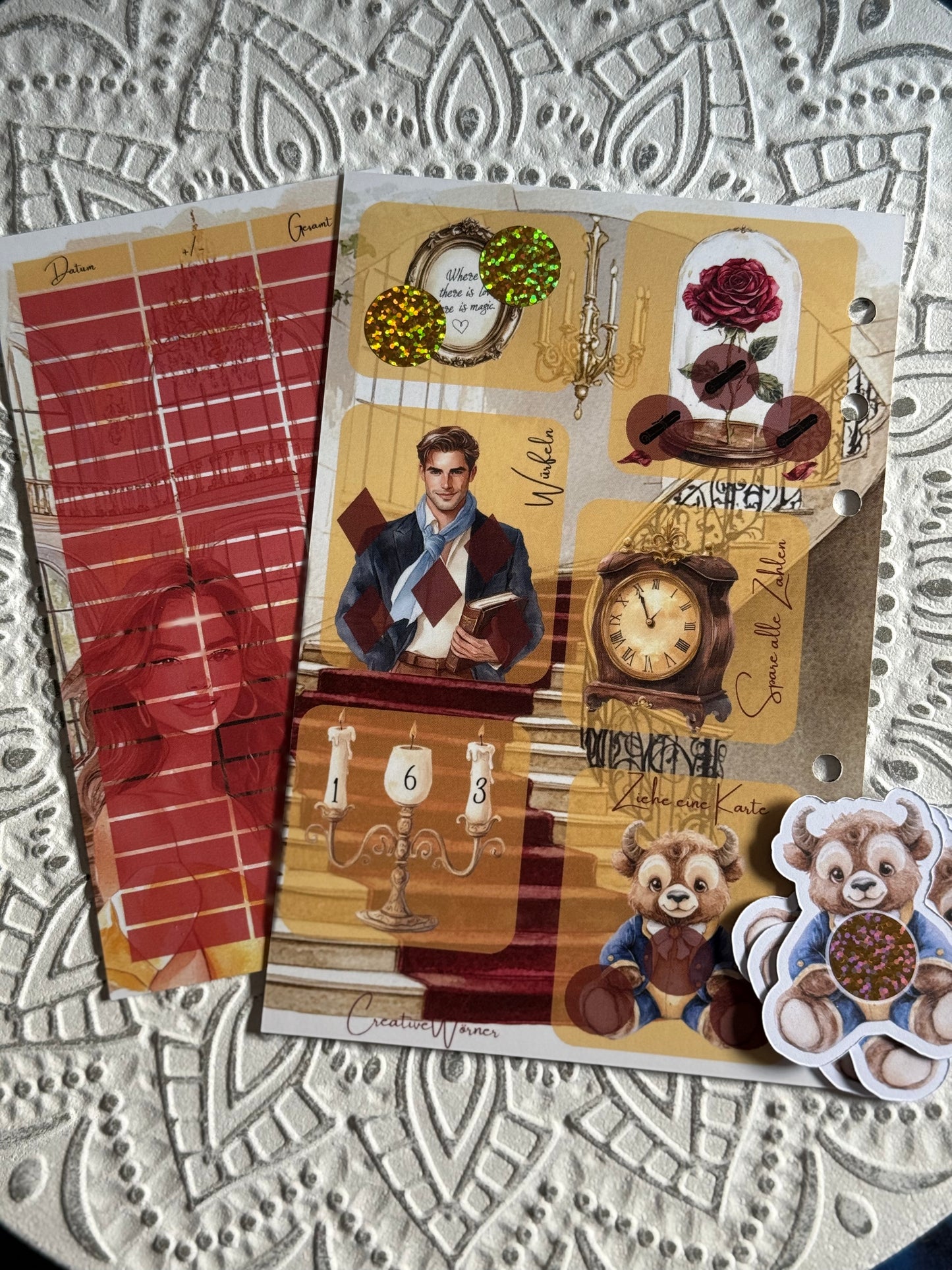 Mini-Jahreschallenge Die Schöne trifft das Biest