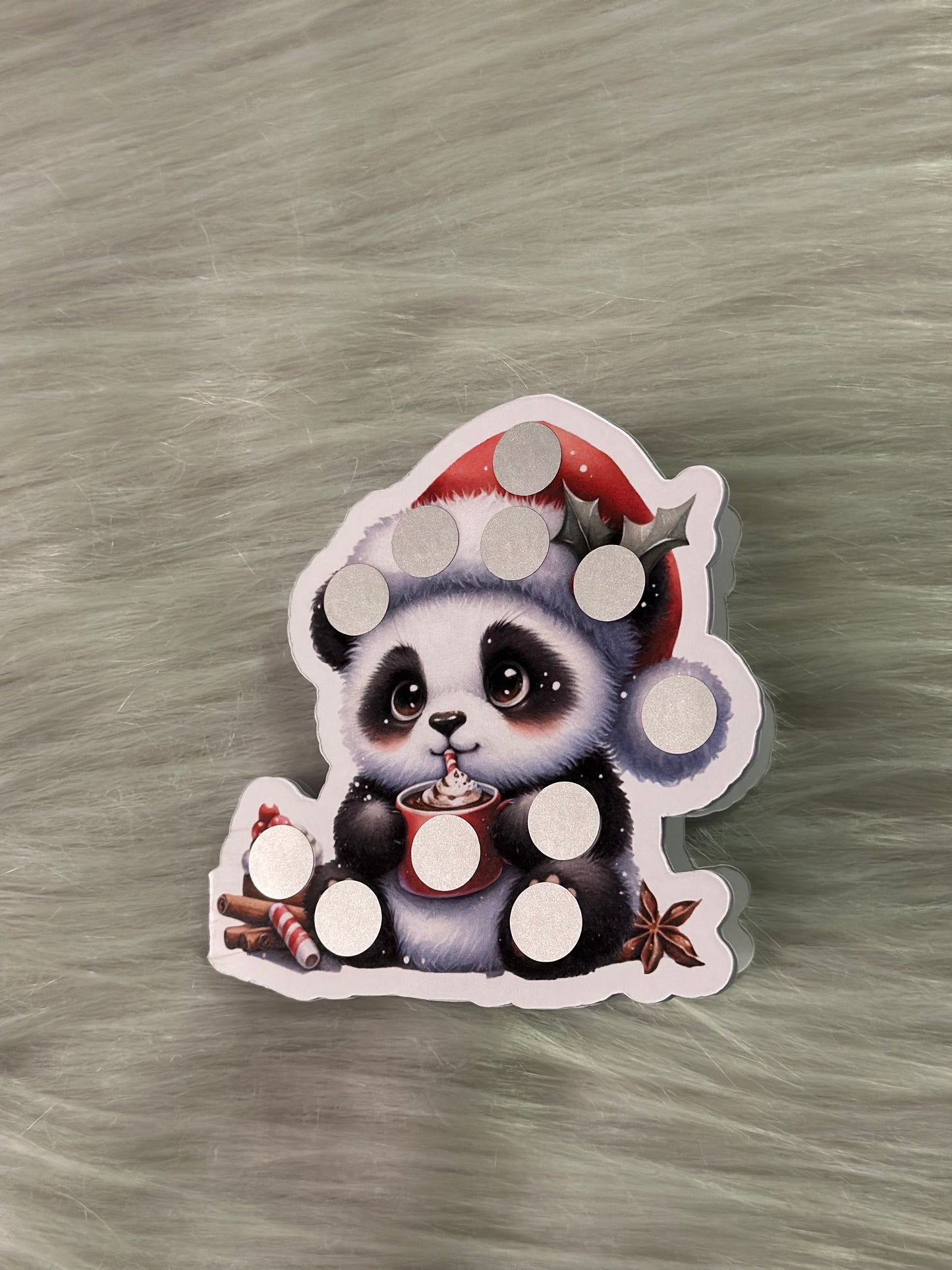 Geplotteter Panda Klappchallenge