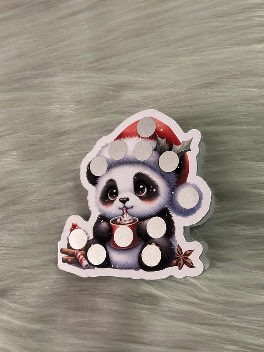 Geplotteter Panda Klappchallenge