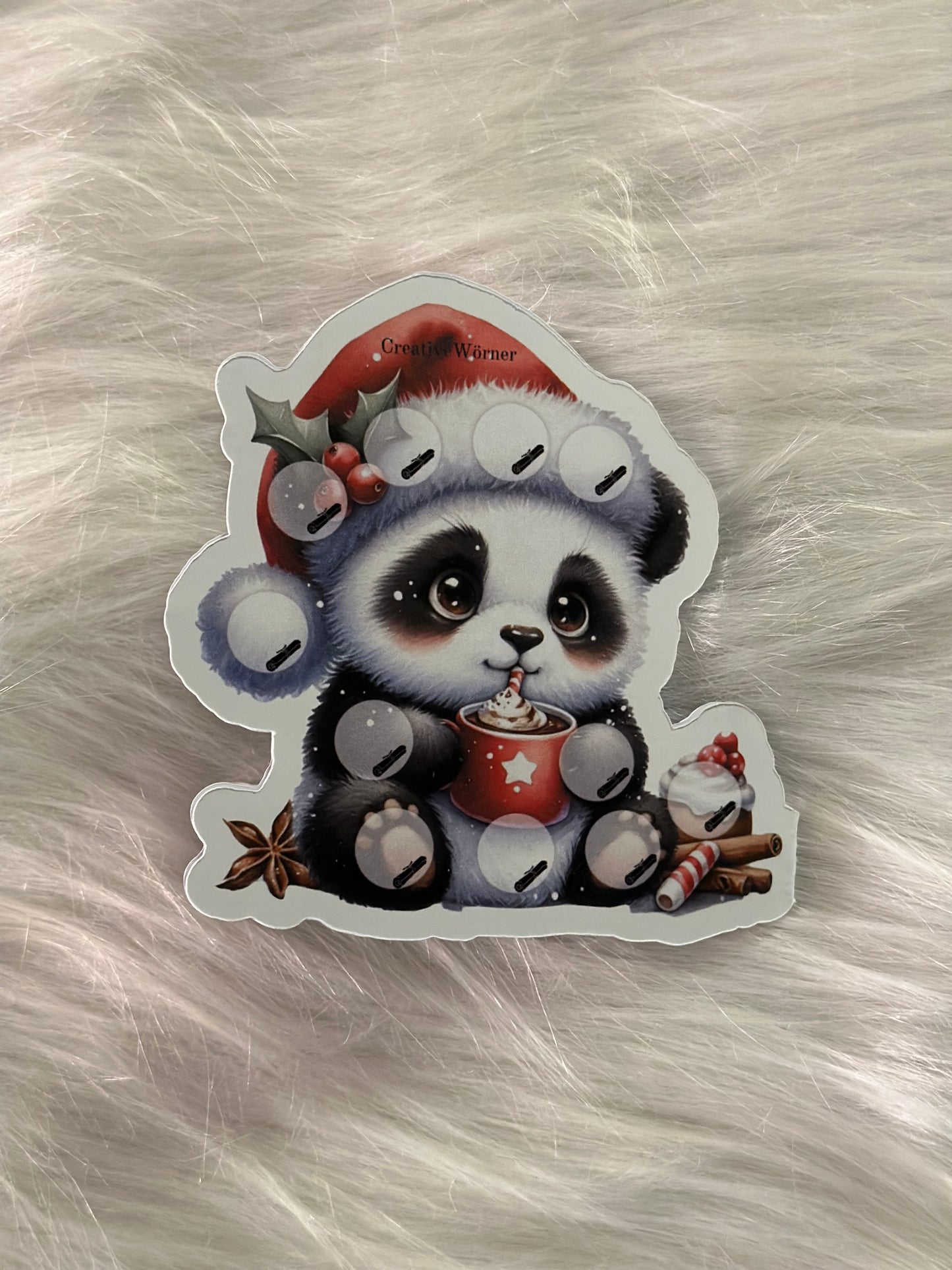 Geplotteter Panda Klappchallenge
