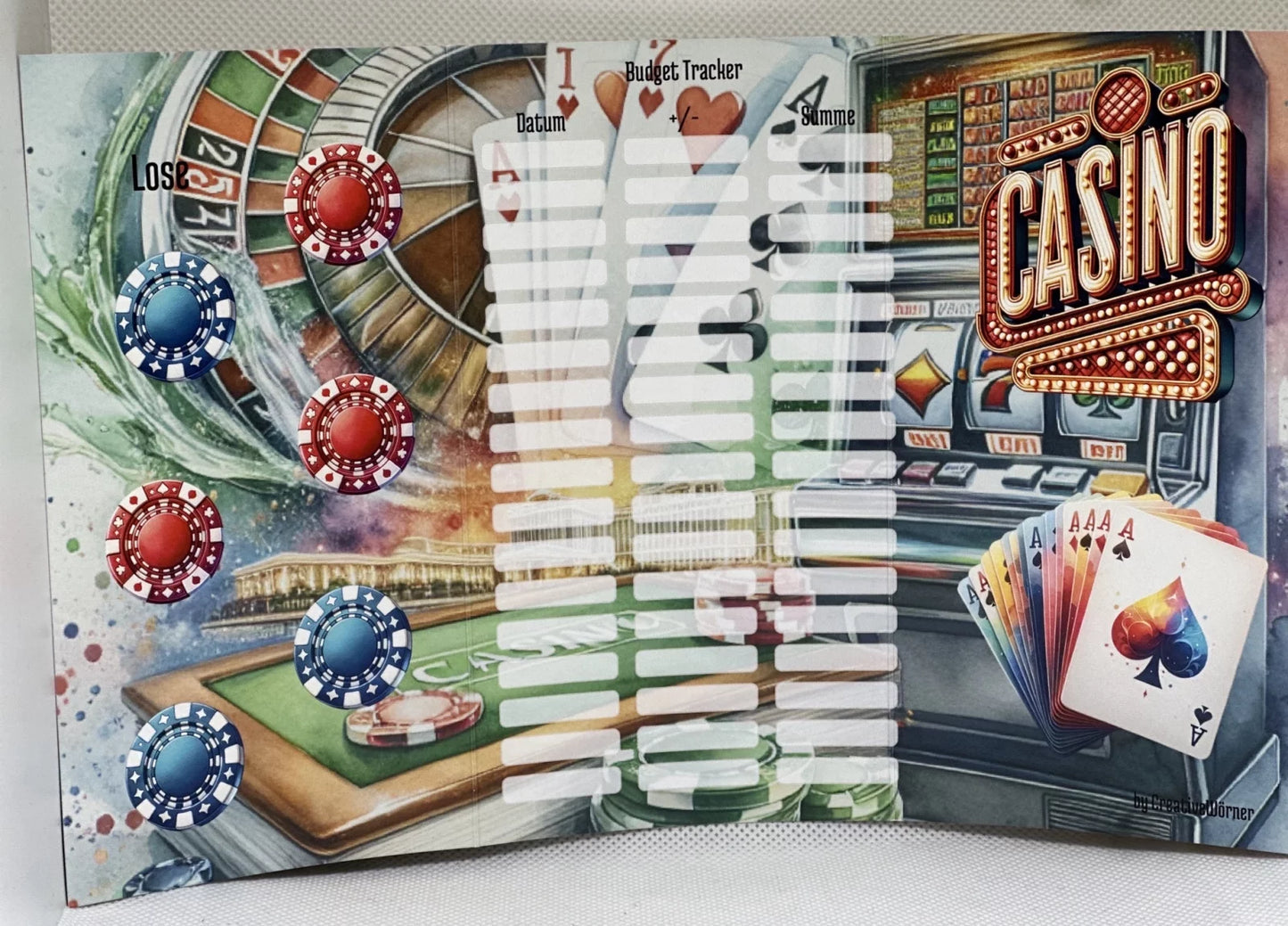 Casino 3er Klappkarte B-Ware