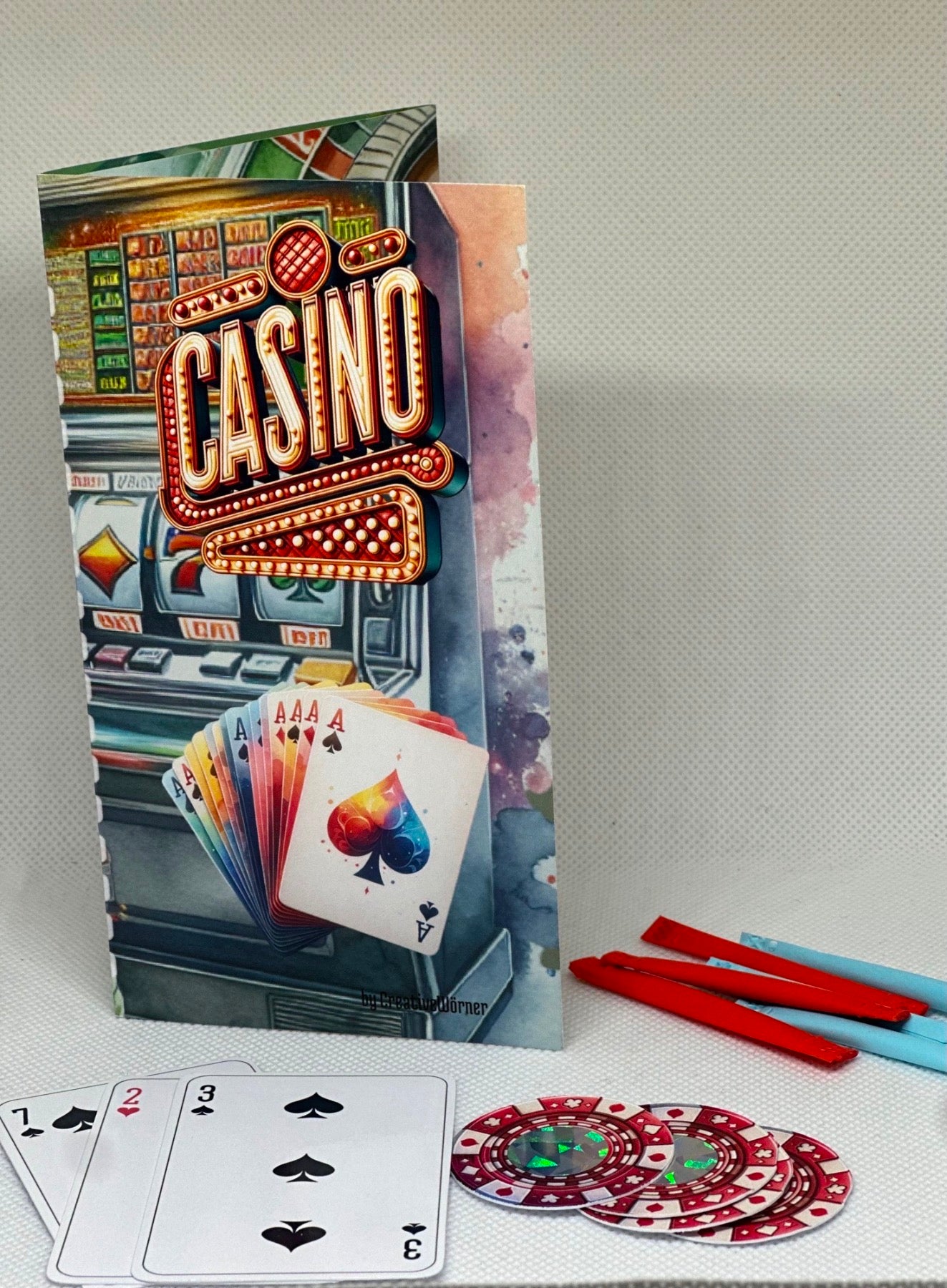 Casino 3er Klappkarte B-Ware