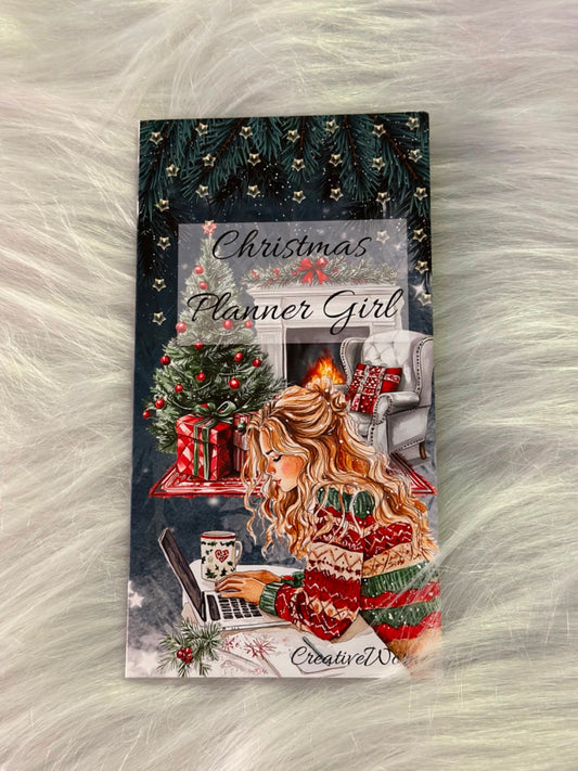 Christmas Planner Girl Klappkarte